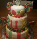3 tier candy cake