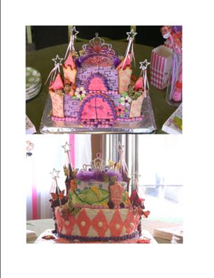 Lily's 5th Princess Birthday cake!