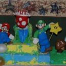 Kayden's Mario and Luigi Cake