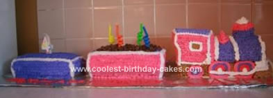Choo Choo Train Birthday Cake