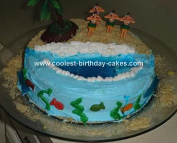 Luau Island Cake