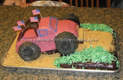 Monster Truck Cake