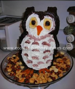 ooo ooo owl cake