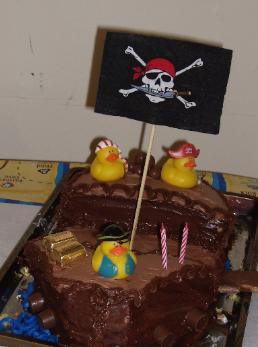 Pirate Cake for a 2yr old