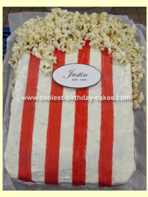 Popcorn Box Cake