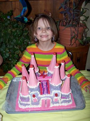 Princess castle Cake