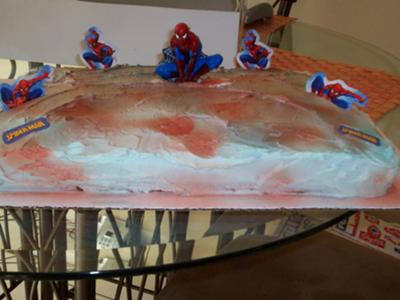 Spiderman Birthday cake