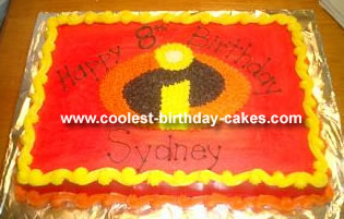 The Incredibles Cake