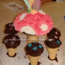 Tinkerbell on Mushroom Cake