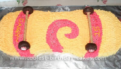 Skateboarding Cake