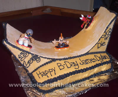 Skateboarding Cake