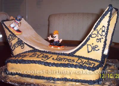 Skateboarding Cake