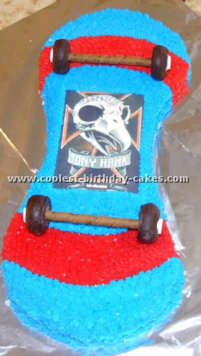 Skateboarding Cake