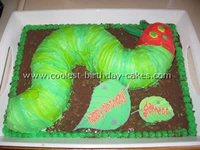 Caterpillar Birthday Cake Picture