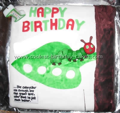 Caterpillar Birthday Cake Picture