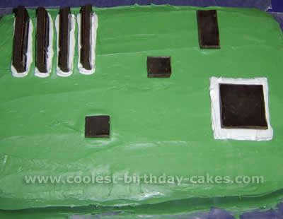 Circuit Board Cake