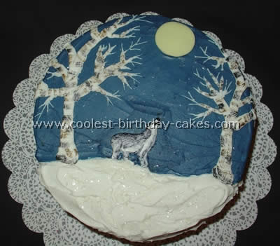 Animal Birthday Cake - Wolf