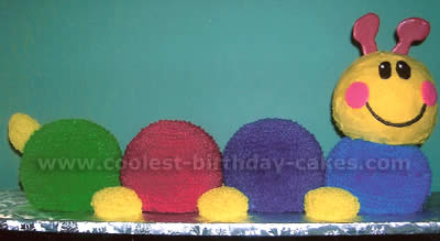 Cool Homemade Baby Einstein Caterpillar Cakes