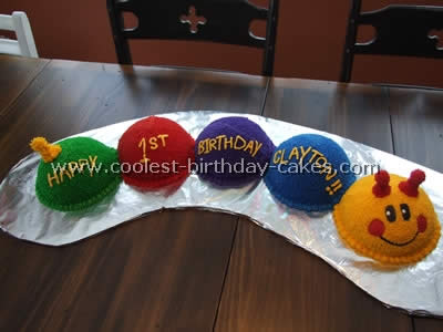 Baby Einstein Caterpillar Cakes