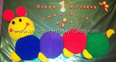 Baby Einstein Caterpillar Cakes