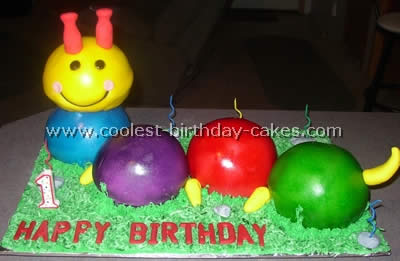 Baby Einstein Caterpillar Cakes