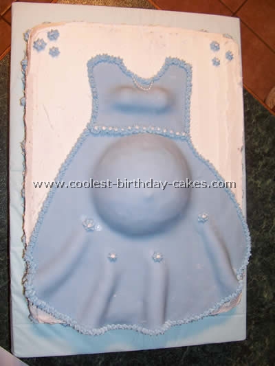 Pregnant Belly Baby Cake