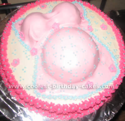 Pregnant Belly Baby Cake