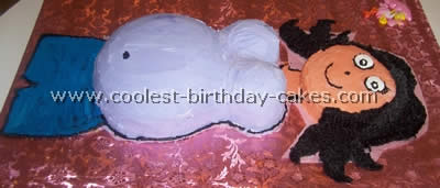 Pregnant Belly Baby Cake