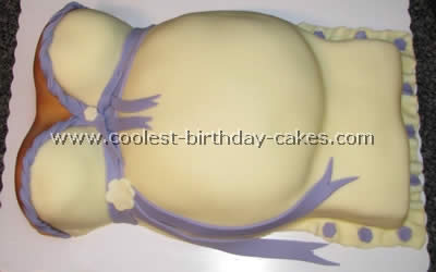 Pregnant Belly Baby Cake