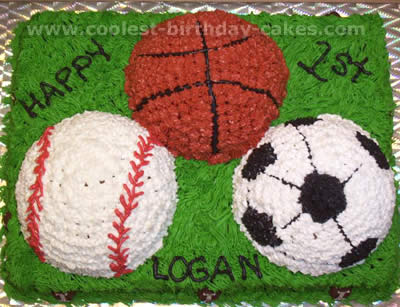 Sports Ball Cakes