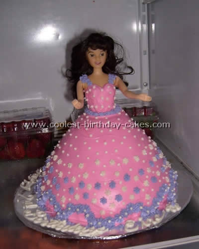 Barbie Doll Cake