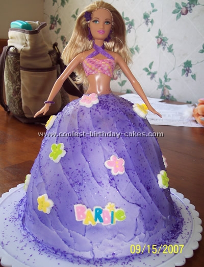 Barbie Skirt Cake