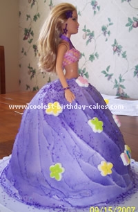 Barbie Skirt Cake