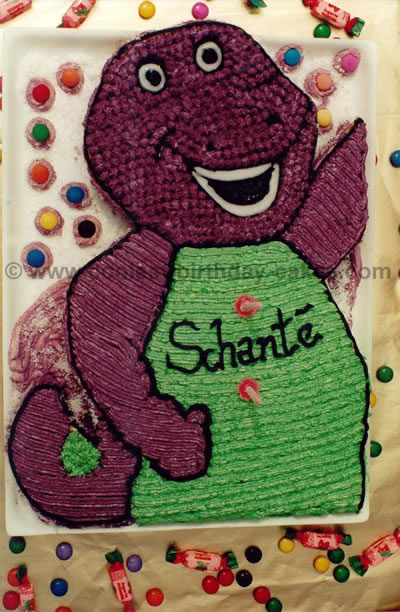 Barney the Dinosaur Cake Picture