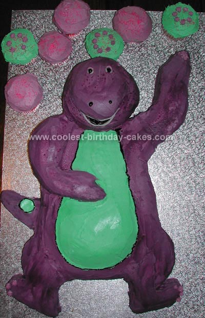 Barney the Dinosaur Cake Picture