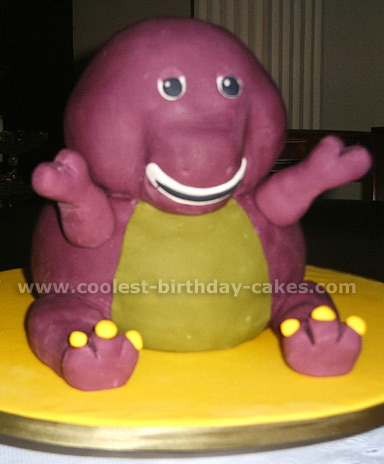 Barney the Dinosaur Cake Picture