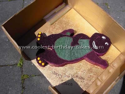 Barney the Dinosaur Cake Picture