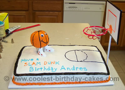 Basketball Birthday Cake Picture