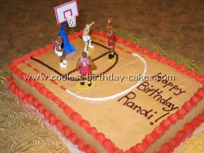 Basketball Birthday Cake Picture