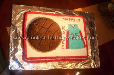 Basketball Birthday Cake Picture