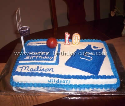 Basketball Birthday Cake Picture