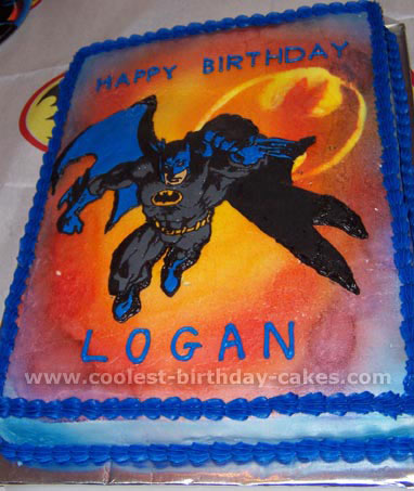 Batman Birthday Cake Picture