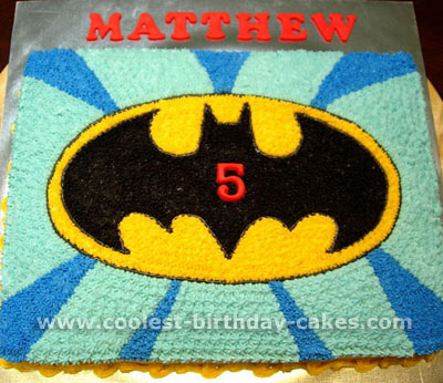 Batman Birthday Cake Picture