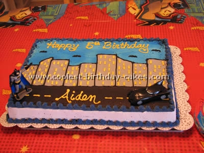 Batman Birthday Cake Picture