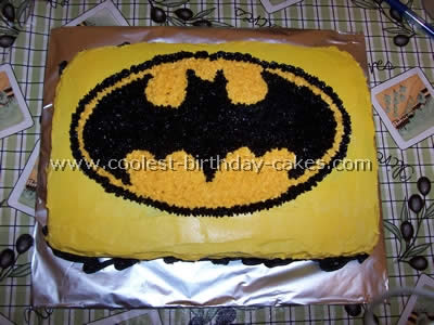 Batman Birthday Cake Picture