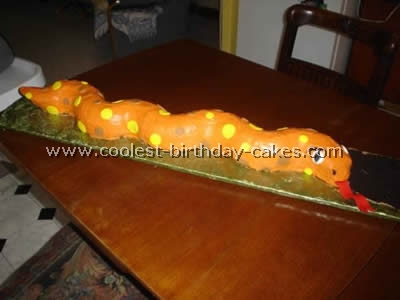 Snake Birthday Cake Picture