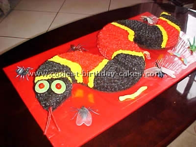 Snake Birthday Cake Picture