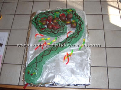 Snake Birthday Cake Picture