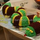 Coolest Snake Birthday Cake Decorating Idea