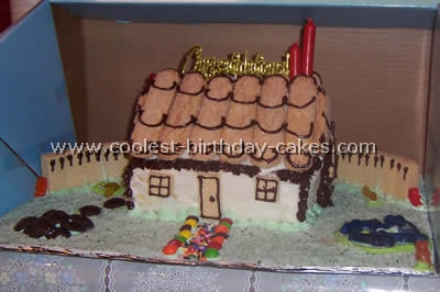 House Birthday Cake Decorating Ideas